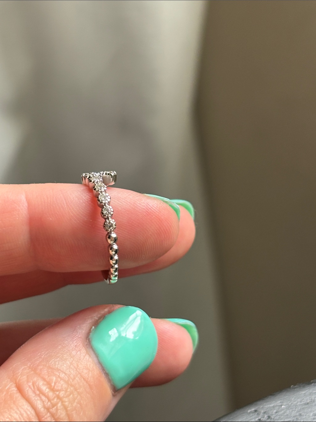 White Gold And Diamond Ring From Saks Off 5th — image 3 of 8